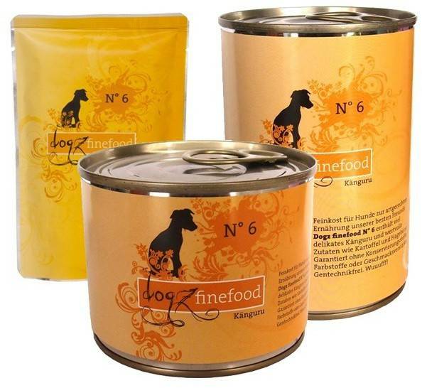 Maxi Zoo Dogz finefood N° 6 Pâtée au kangourou (200 g) Nourriture pour chien